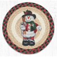 thumbnail image 1 of Capitol Importing 80-081STH 10 x 10 Po. Bonhomme de Neige en Haut Chapeau Imprimé Trivet Rond, 1 of 1