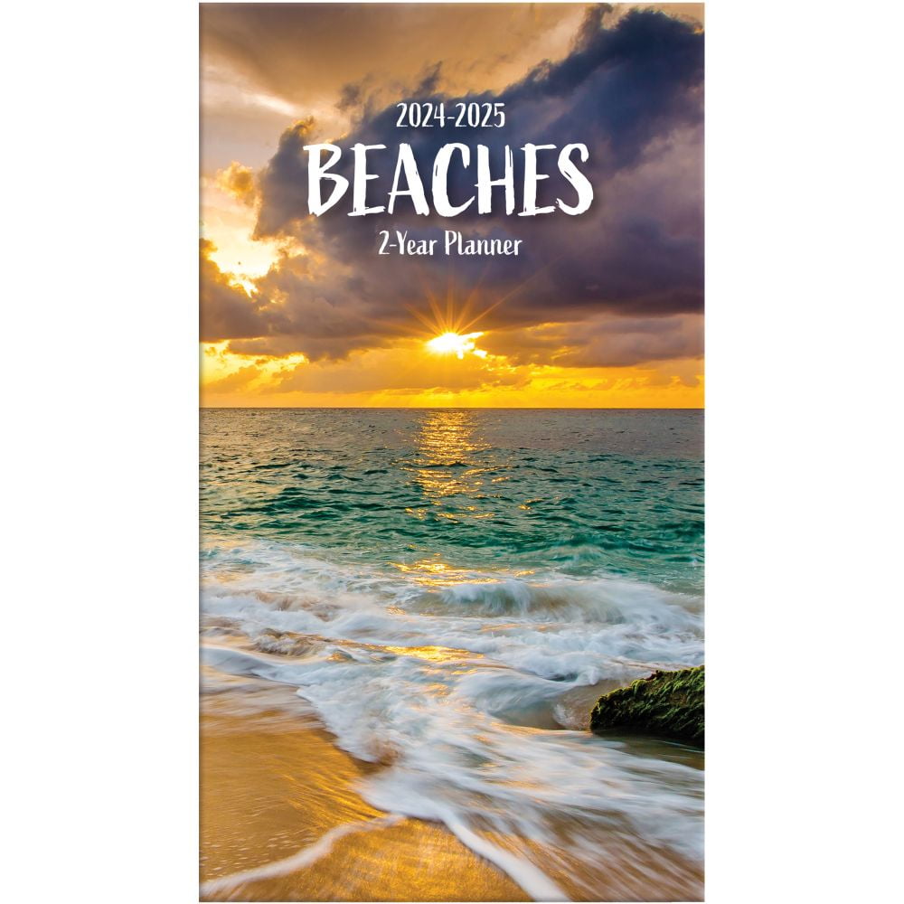 Turner Licensing, Beaches 2 Year 2024 Pocket Planner