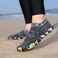 thumbnail image 2 of lnmuld Men Women Five Toe Shoes Barefoot Shoes for Water Yoga Fitness Hiking Color:Dark Gray,Size:43, 2 of 9