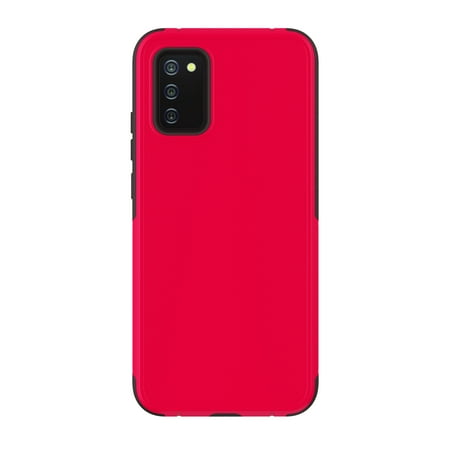 onn. Slim Rugged Phone Case for Samsung Galaxy A02s, Red