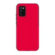 onn. Slim Rugged Phone Case for Galaxy A02s, Red