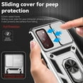 thumbnail image 4 of for Samsung Galaxy S20 FE 5G Case with Camera Lens Cover HD Screen Protector, -Grade Drop Tested  Ring Holder Kickstand Protective Phone Case for Samsung Galaxy S20 FE 5G (Silver), 4 of 17