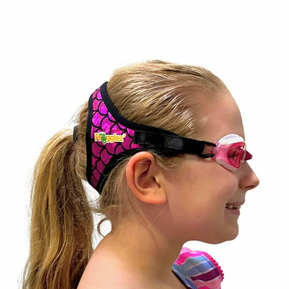 Frogglez Pink Mermaidz Kids Swim Goggles
