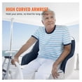 thumbnail image 3 of Pontoon Boat Seat Captain Bucket Seat, Fishing Boat Chair with Thick Cushion, Waterproof Marine Seats for Speedboat, Canoe - 1 Piece, 3 of 5