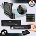 thumbnail image 6 of Pyle Single DIN Head Unit Receiver - In-Dash Car Stereo CD/DVD Player with 7" Multi-Color Touchscreen Display, Audio Video System with Bluetooth for Wireless Music Streaming & Hands-free Calling, 6 of 8