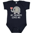 thumbnail image 3 of Inktastic Memere Grandma Loves Me Boys or Girls Baby Bodysuit, 3 of 5