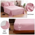 thumbnail image 4 of Juego de edredón DOWNCOOL King Size Pink Pintuck, 7 piezas, 4 of 7