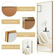 thumbnail image 6 of Giantex Full Length Mirror, 59inch Large Floor Rectangle Bedroom Mirror,  Standing or Wall-Mounted Dressing Mirror, 6 of 9