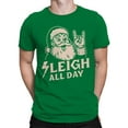 thumbnail image 2 of Rockin' Santa Sleigh All Day Men's T-shirt, 2 of 3