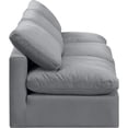 thumbnail image 5 of Meridian Furniture Indulge 105" Contemporary Velvet Modular Sofa in Gray, 5 of 8