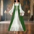 thumbnail image 4 of Hvyesh Womens Medieval Renaissance Costume Cosplay Over Dress Victorian Dress Vintage Gothic Dress, 4 of 8