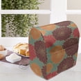 thumbnail image 3 of Floral Stand Mixer Cover, Vintage Inspired Carnation and Calendula Bouquets Perennial Plants Blooms, Kitchen Appliance Organizer Bag Cover with Pockets, 5 Quarts, Burnt Orange and Red, by Ambesonne, 3 of 4