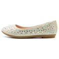 thumbnail image 3 of LAVRA Girls Ballet Flats Glitter Mary Jane  Dress Shoes, 3 of 4