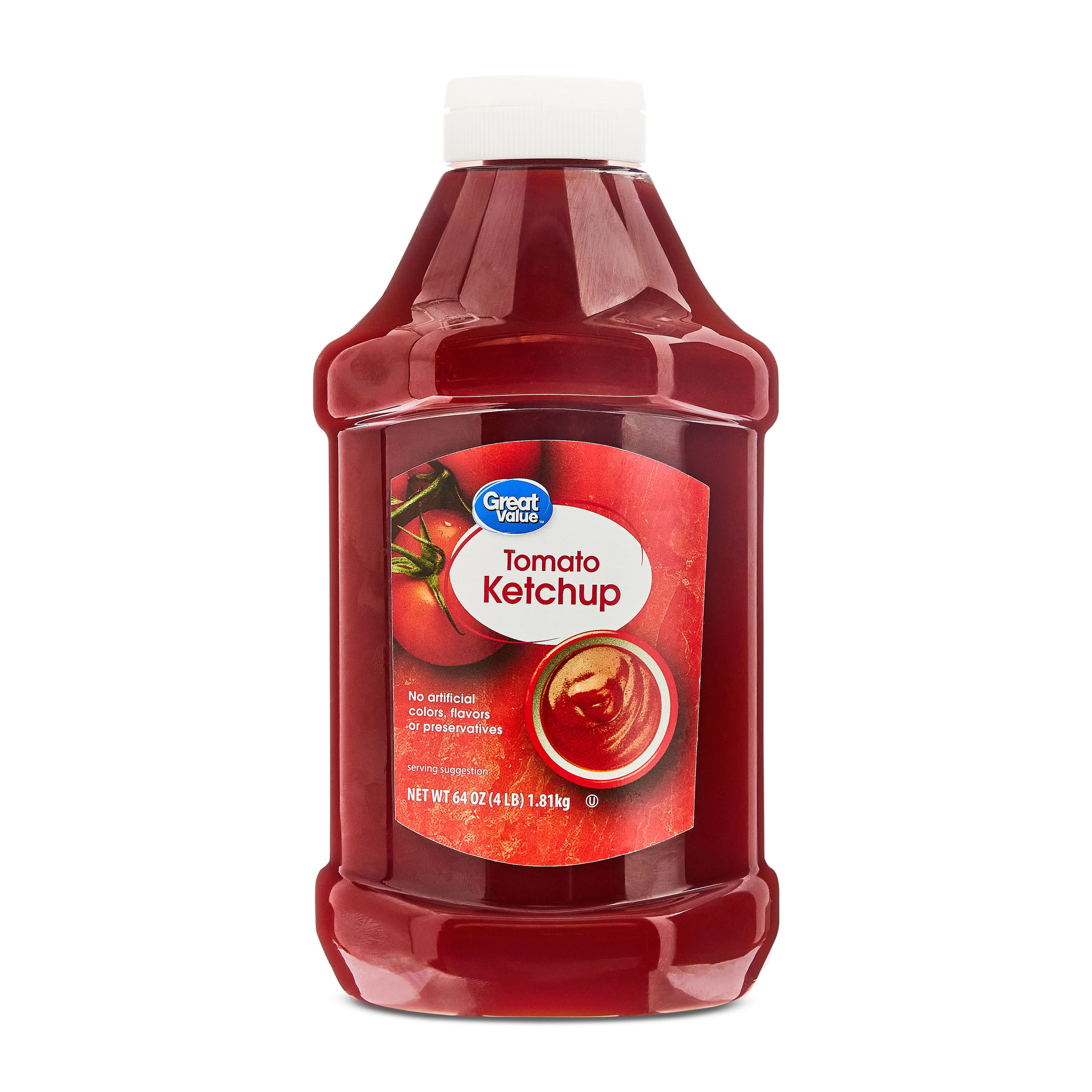 (3 pack) Great Value Tomato Ketchup, 64 oz