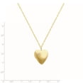 thumbnail image 7 of 14K Gold 1/20 Gold Filled 20mm Diamond Heart Locket Pendant with 18 In Chain, 7 of 7