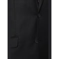 thumbnail image 2 of Raphael Mens Solid Black Slim Fit 2 Button Suit, 2 of 5