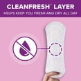thumbnail image 5 of Poise Daily Liners, Incontinence Panty Liners, 2 Drop Very Light Absorbency, Regular Length, 26 Count, 5 of 5