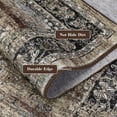 thumbnail image 4 of Yesurprise 8'x10' Brown Vintage Area Rugs - Floral Print Medallion Area Rugs, Soft Foldable Accent Area Rugss for Dining Room, Home Office, 4 of 6