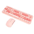 thumbnail image 3 of Keyboard And Mouse Combo, 68 Keys 2.4G USB Full Sized Keyboard Mouse, Compact And Silent Retro Punk Keyboard With 3 DPI For  PC Desktop Laptop, Plug And Play, 3 of 8