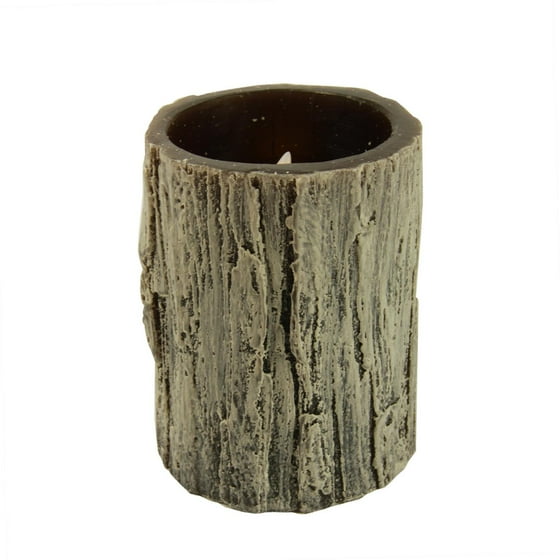 Rustic Tree Bark Candle 1