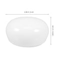 thumbnail image 2 of Toyvian 10pcs White Plastic Flat Globe Shade Covers for Home LED Bulbs with Diffusion Design, 2 of 7