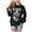 yue866-Black, variant on KHONTS Women Skeleton Sweatshirt Halloween Maternity Sweatshirts Crewneck Pullover Tops Pregnancy Announcement Tee Tops White XL