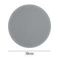 thumbnail image 7 of Heat Resistant Oven Mat, Nonstick Turntable Baking Mat, Large Silicone Pan Pads Soft Place Mat Round Pot Holder for Dishes Bowls gray, 7 of 7