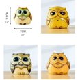 thumbnail image 2 of Money Bank Cheap Mini Owl Piggy Bank Re in Coin Bank Cute Re in Coin Money Jar with Rubb Stopp Handmade Piggy Bank for Kid Boy Girl Gift Piggy Bank/Money Box (Color : Piggy Bank A), 2 of 7