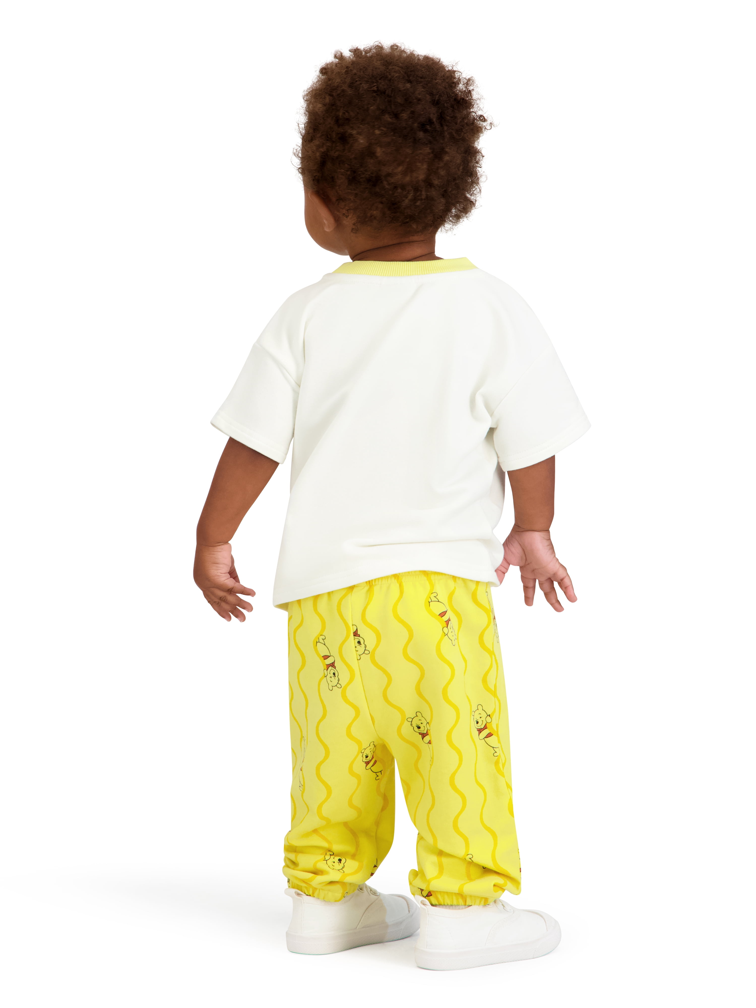 Winnie The Pooh Baby Boy Viscose French Terry Pant Set, Sizes 0-24 Months
