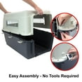 thumbnail image 2 of SportPet 27 Inch Durable Plastic Dog Kennel, 2 of 5