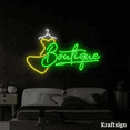 thumbnail image 2 of Craftnamesign Boutique Neon Sign, Clothes Shop LED Sign, Boutique Decor, 2 of 4