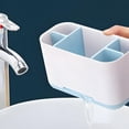 thumbnail image 6 of ACDANC 2026 New Toothbrush Holders,Deepening Capacity Tooth Brush Holder for Bathroom,Separate Storage Toothbrush Holders for Bathrooms,Large,Gray, 6 of 7