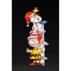 Peanuts 30" Yard Art: Snoopy & Charlie Snow Gauge