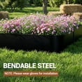 thumbnail image 3 of 6/8/10 Pack Home Garden Galvanized Steel Landscape Edging , Metal Edging for Landscaping with Stakes, Bendable Garden Edging Border for Lawn Flower Bed Yard Pathway Divider, 3 of 9