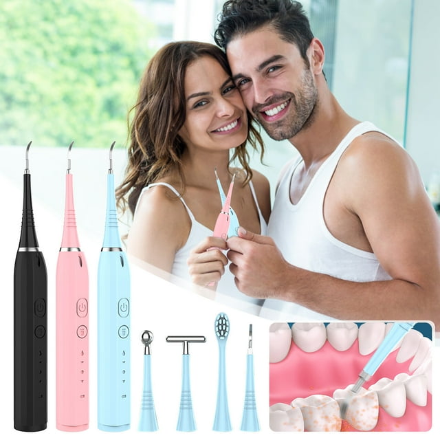 Deals of The Day! Gspmoly Electric Toothbrush, Tooth Cleaner Calculus Remover Household Tooth Cleaner Beauty Tooth Instrument Tooth Cleaning Tooth Cleaning Tooth Washing Device Toothbrush for Adults