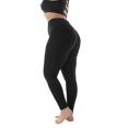 thumbnail image 5 of Zerdocean Leggings De Longitud Completa, Ligeros, Modales, Talla Grande, Para Mujer, Color Negro, 2X, 5 of 5