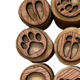 thumbnail image 2 of 9Pcs Wooden Stamp Set Animal Track Stamps Scrapbook DIY Animals Paw Stamp, 2 of 5