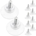 thumbnail image 3 of Miangastore 10 Pcs Pare-Chocs en Verre pour Table avec Ventouse, 3 of 8