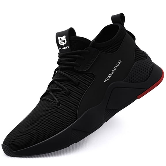 Steel Toe Safety Shoes for Men Women Work Sneakers Breathable Lightweight Industrial & Construction Shoe