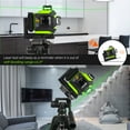 thumbnail image 3 of 3D 12 Lines Self-Leveling Laser Level, 197Ft Green 3 x 360° Cross Line Laser Level Tools with 6600mAh Li-ion Battery, Magnetic Bracket and Laser Target Plate, 3 of 10