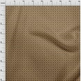 thumbnail image 4 of oneOone Cotton Poplin Twill Brown Fabric Geometric Dress Material Fabric Print Fabric By The Yard 56 Inch Wide, 4 of 5
