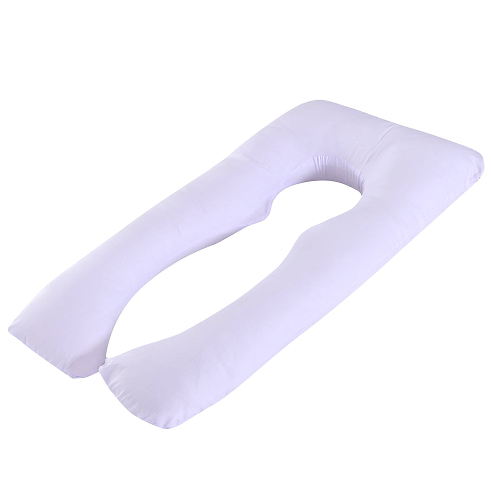 Multi-function U Shape Body Pillow Pregnancy Comfort Support Cushion Sleep Pregnancy Pillow Detachable Extension (Replace Cover for Chioce)