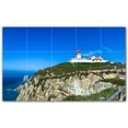 thumbnail image 1 of Picture-Tiles.com: Lighthouse Ceramic Tile Wall Mural WAL500828-53XL. 60"W x 36"H using (15) 12" x 12" Ceramic Tiles-Satin Finish, 1 of 3