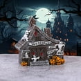 thumbnail image 7 of wowotier Halloween Haunted House Figurine, Resin Horror Ornament Modern Style Miniature Collectible Suitable, Miniature Scary Prop and Decoration for Halloween, Christmas, Parties and Events, 7 of 7