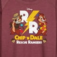 thumbnail image 3 of Chip 'N Dale Rescue Rangers - Rescue Rangers Design - Women's Lightweight French Terry Long Sleeve Shirt, 3 of 5