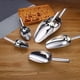 thumbnail image 4 of Fiudx Pala de Hielo de Acero Inoxidable, Material Grueso y Duradero, Diseño Curvo Ergonómico, Fácil de Limpiar, Versátil para Hielo, Café, Harina, Comida para Mascotas, Cocina y Bar. 6 Modelos Dispon, 4 of 6