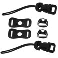 thumbnail image 4 of FOMIYES 1Jgo Accesorios Para Correa De Cámara Con Anillos Y Clips Protectores En Color Negro, 4 of 5