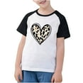 thumbnail image 2 of Rbaofujie T-Shirts Graphiques pour Fille Col Rond Manches Courtes Mignons Hauts d'Été T-Shirts, 2 of 9