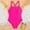Hot Pink, variant on Swimsuit for Girls Crossback 1-Piece Bathing Suits Quick Dry Beach Swimwear with Adjustable Straps Swim Suits for Girls 10-11 Years