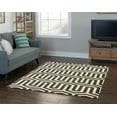 thumbnail image 2 of Linon Roma Tangent Power Loomed Polypropylene 5'x7' Rug in Gray, 2 of 5